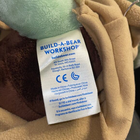 Build-a-Bear Star Wars Baby Yoda Grogu Plush Mandalorian Child Stuffed Toy 16” - Picture 13 of 15
